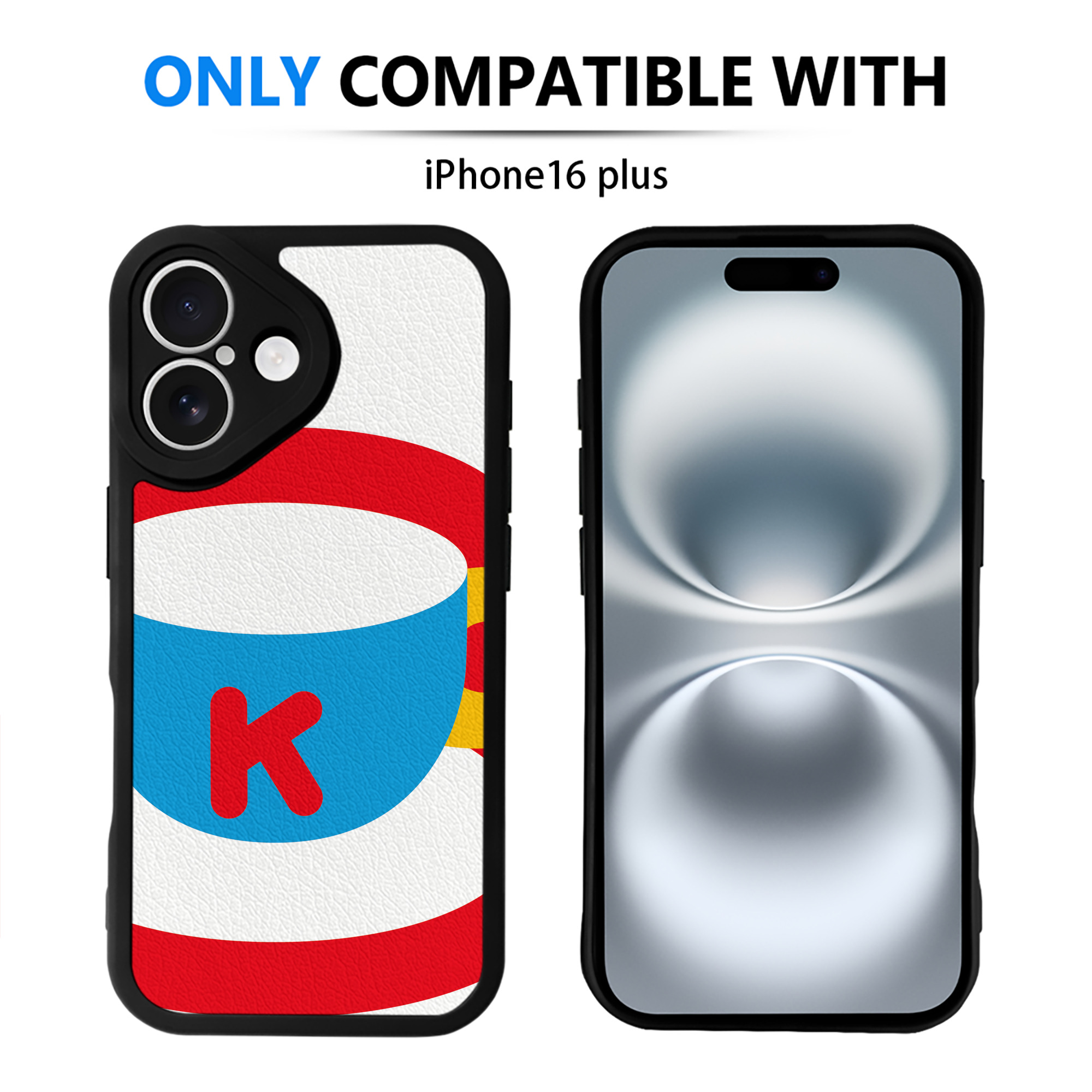 （画像用） Hello Kitty ハローキティ 【iPhone 16シリーズ対応】シリコンスマホケース（レザー調） 材質：シリコン